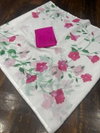 MG 306 Palin Linen Printed Daily Wear Sarees Wholesale Price In Surat